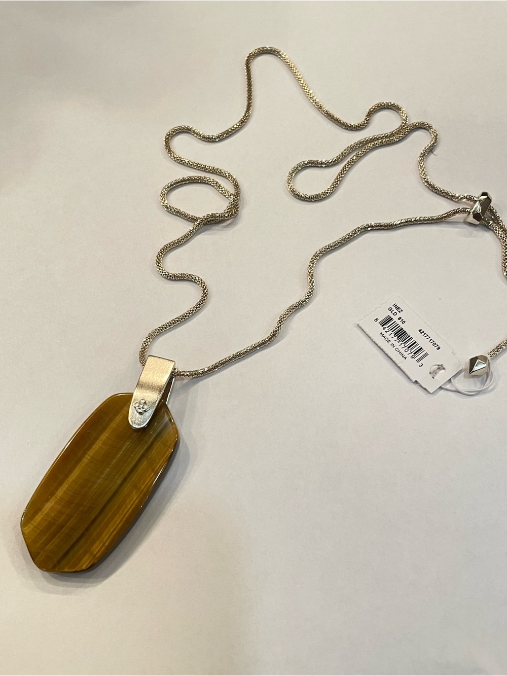 NWT~KENDRA SCOTT~Inez Cat's Eye Pendant Necklace